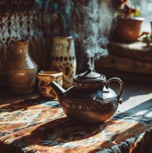 Заваріть чай для приготування напою комбуча