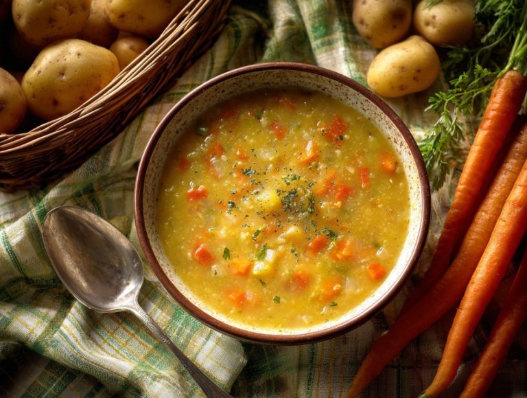 Чечевичний суп — Перші страви