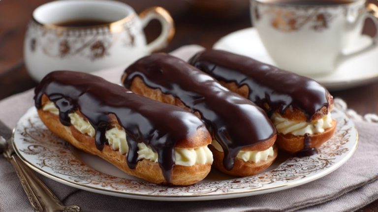 Еклери з кремом: покроковий рецепт ніжних тістечок — Вечеря