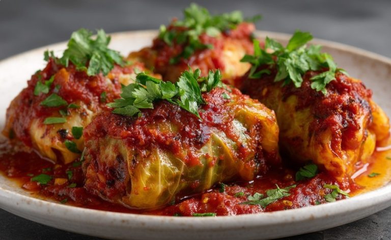 Голубці домашні з м’ясом та рисом