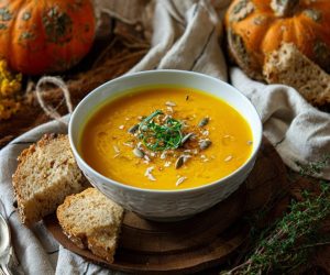 Крем-суп із гарбуза