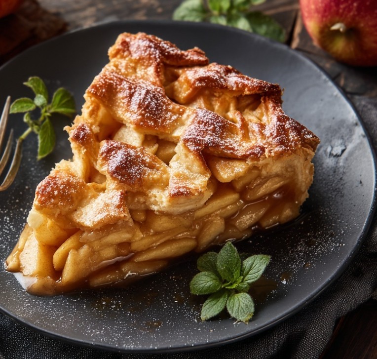 Яблучний пиріг — рецепт класичного домашнього десерту з ніжною яблучною начинкою.
