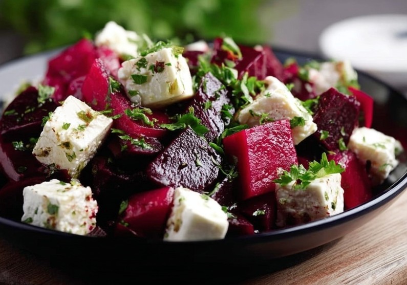 Салат із буряка та фети