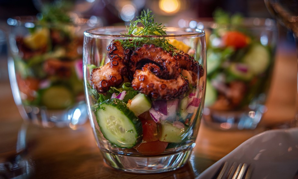 Салат з морепродуктами