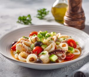 Салат з морепродуктами