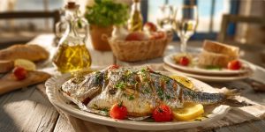 Запечена риба з лимоном