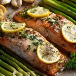 Запечене філе лосося