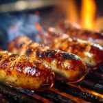 Ковбаски на грилі