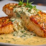 Лосось у вершковому соусі