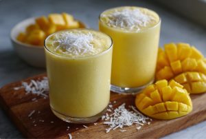 манго мус з кокосом рецепт